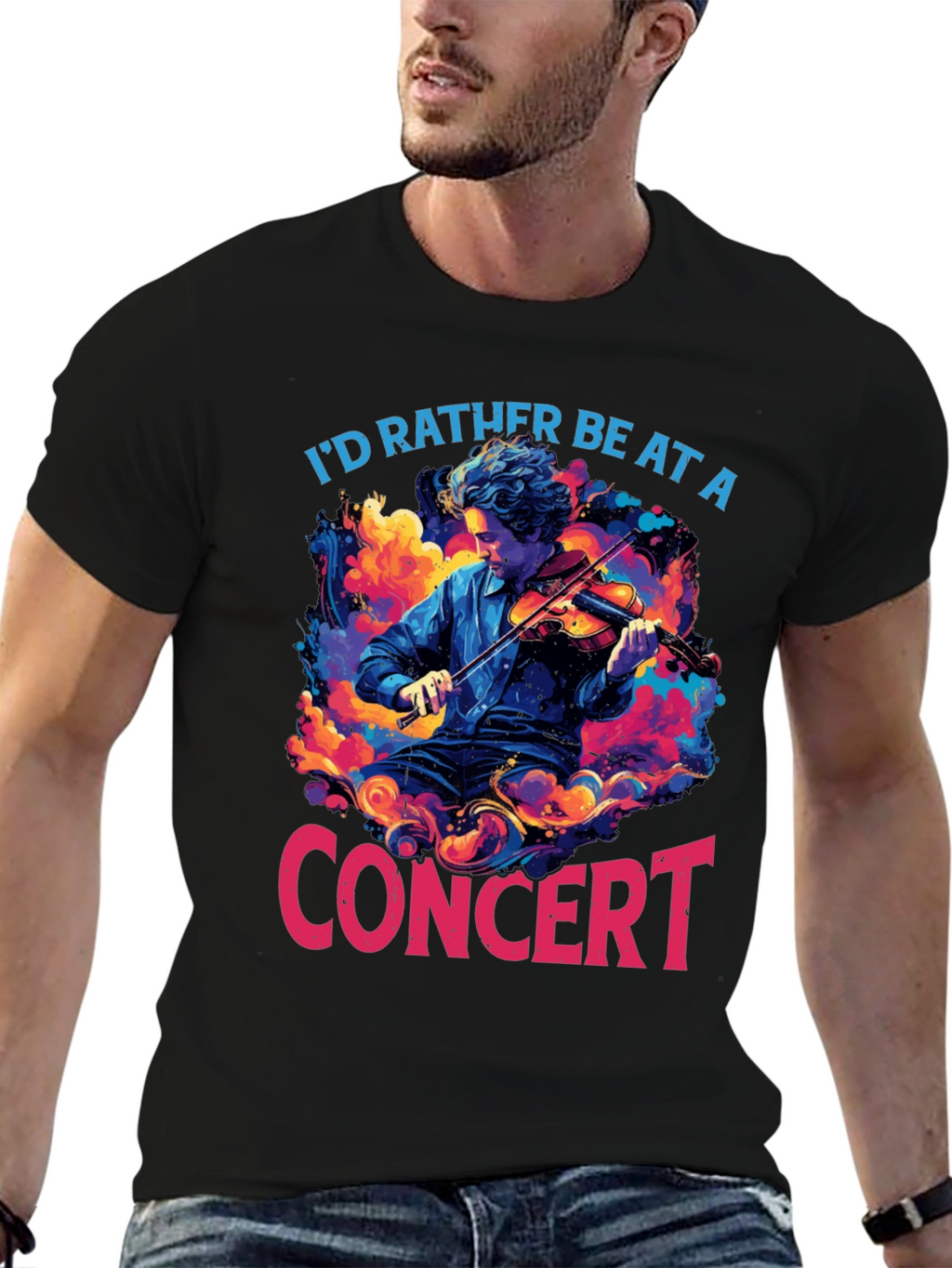 Concert Violinist Graphic T-Shirt