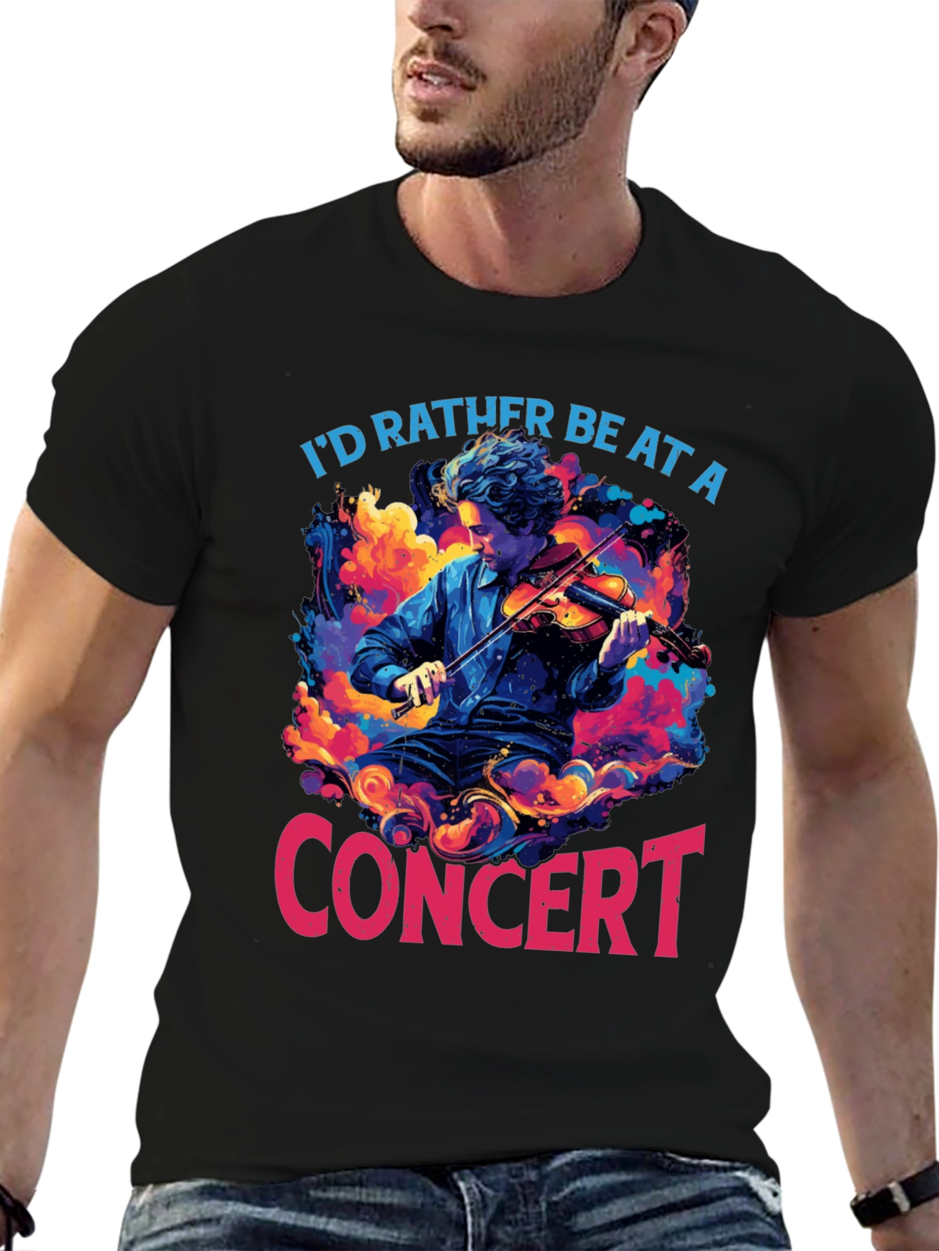 Concert Violinist Graphic T-Shirt