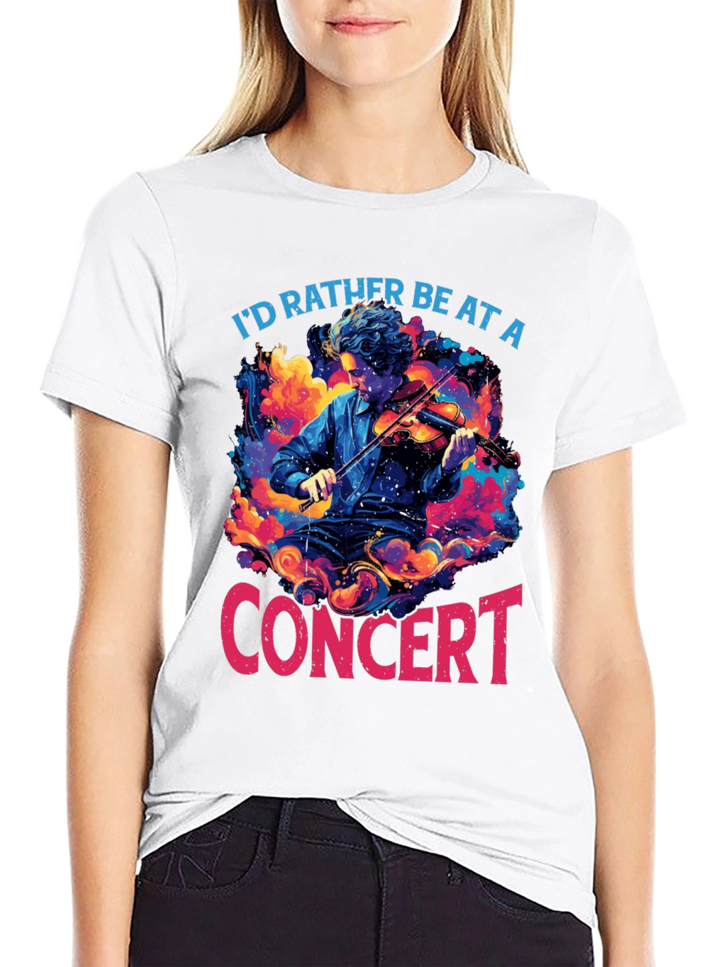 Concert Violinist Graphic T-Shirt