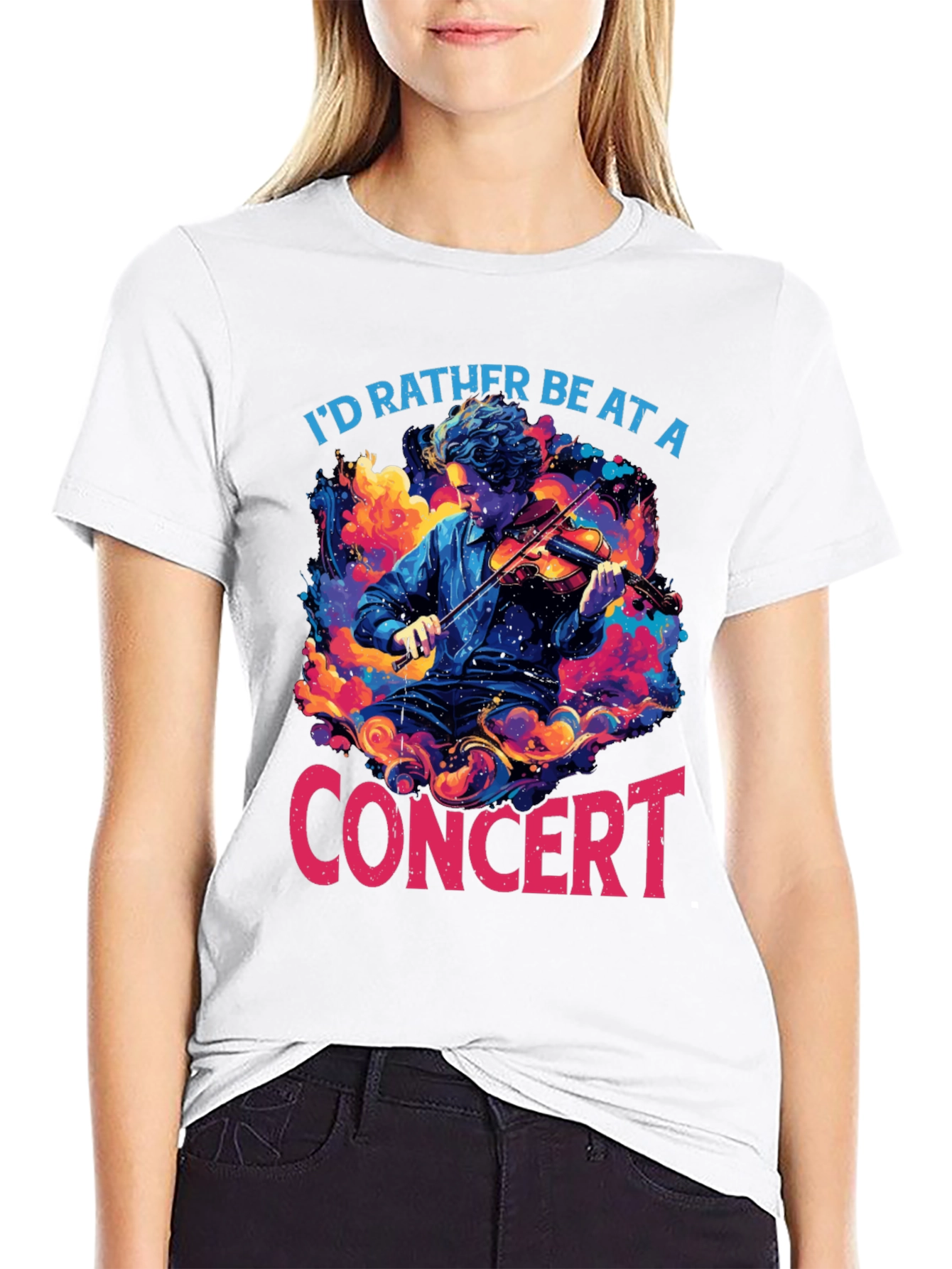 Concert Violinist Graphic T-Shirt