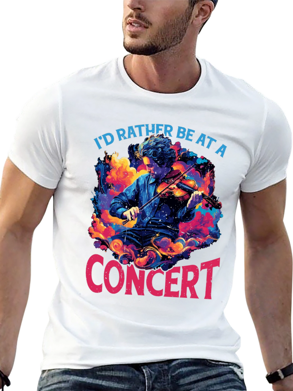 Concert Violinist Graphic T-Shirt