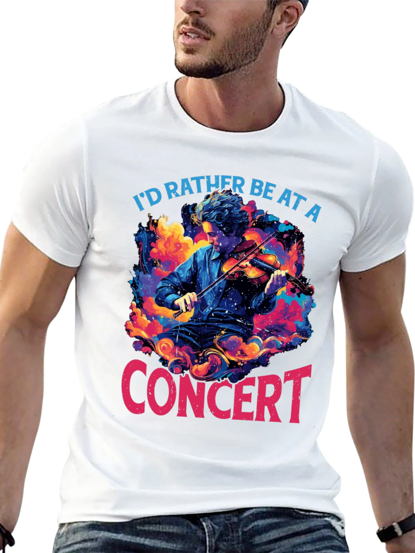 Concert Violinist Graphic T-Shirt