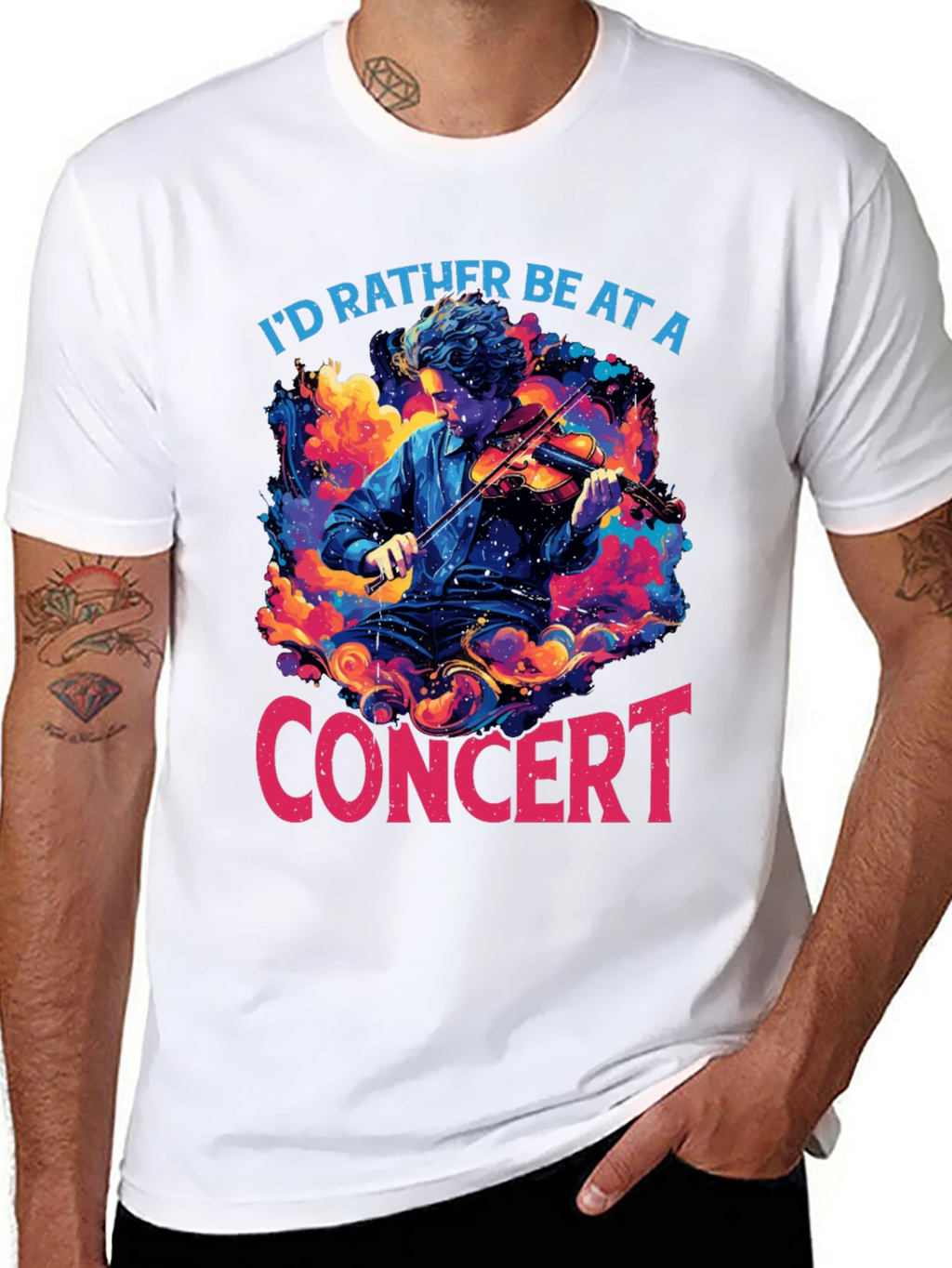 Concert Violinist Graphic T-Shirt