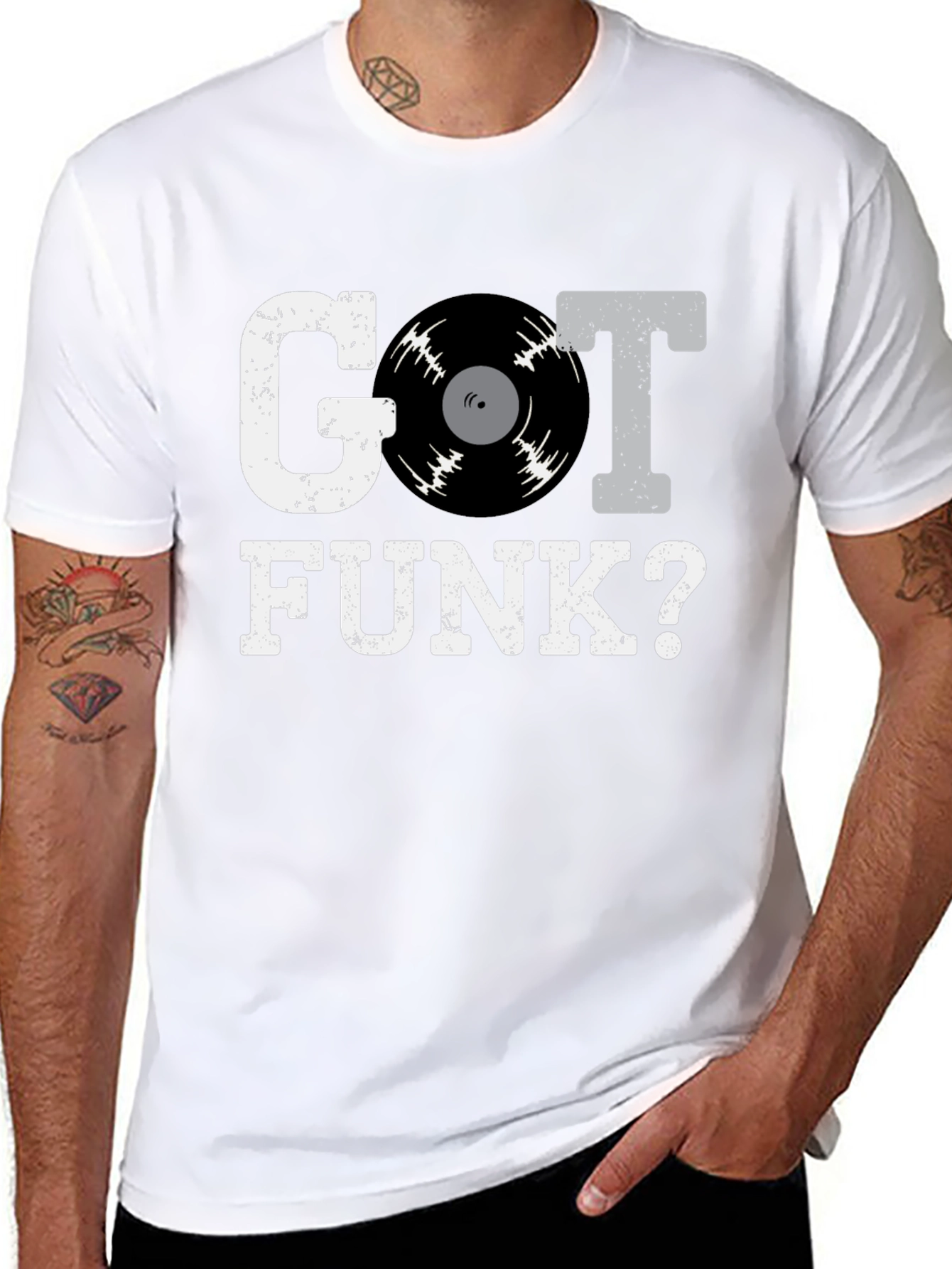 Got Funk? Mens Black Graphic T-Shirt