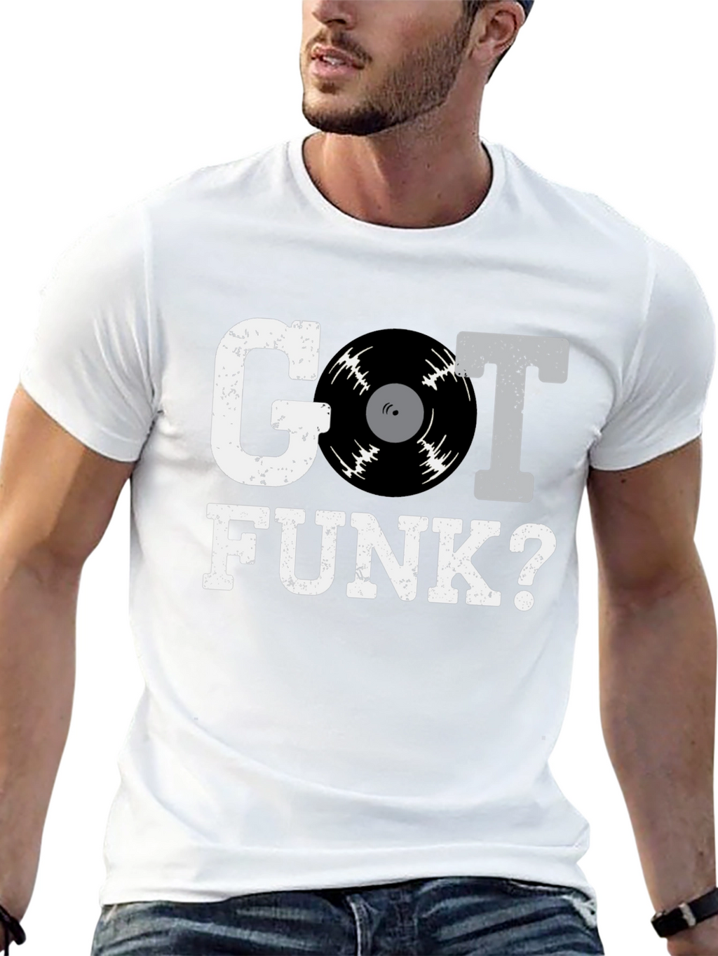 Got Funk? Mens Black Graphic T-Shirt