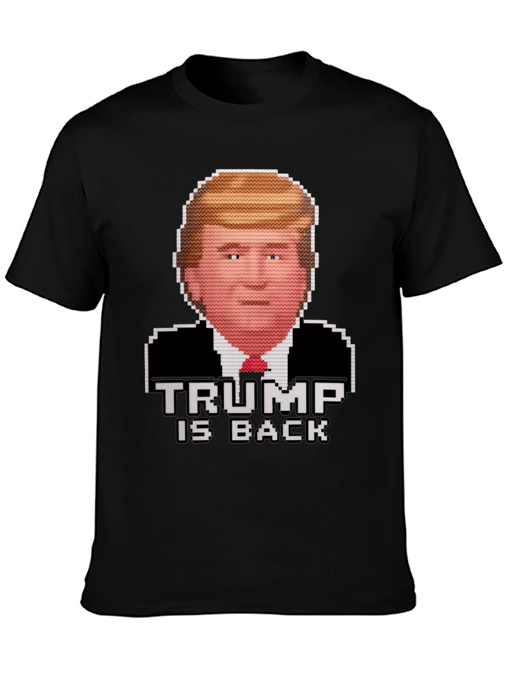 Trump Is Back Pixel Art Graphic Tee