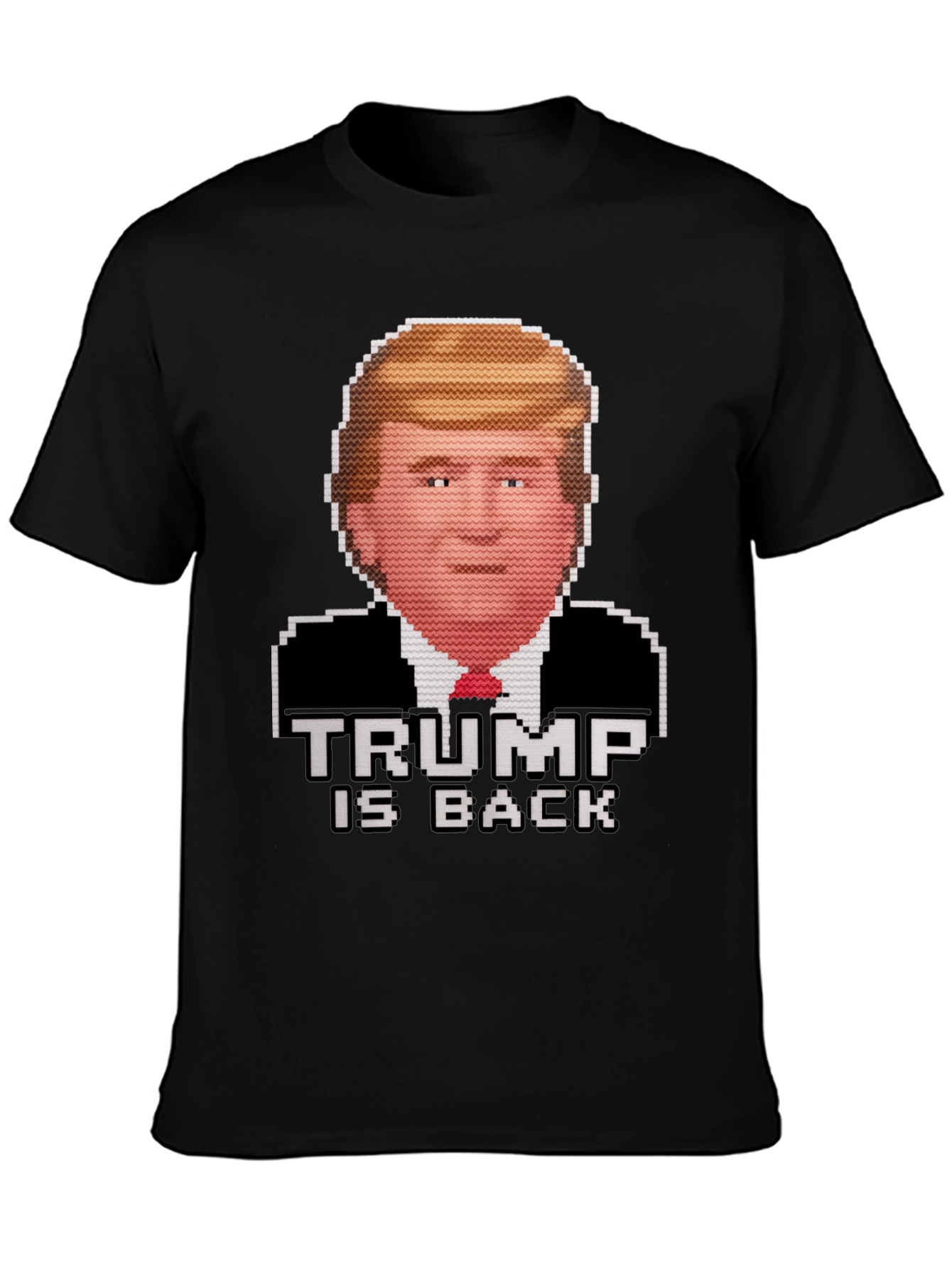 Trump Is Back Pixel Art Graphic Tee