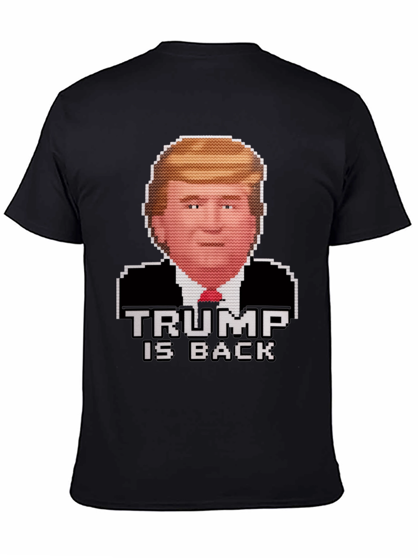 Trump Is Back Pixel Art Graphic Tee
