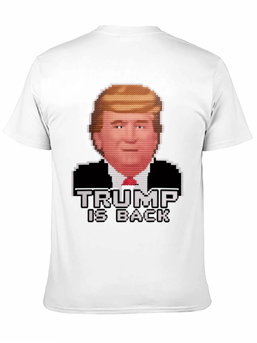 Trump Is Back Pixel Art Graphic Tee
