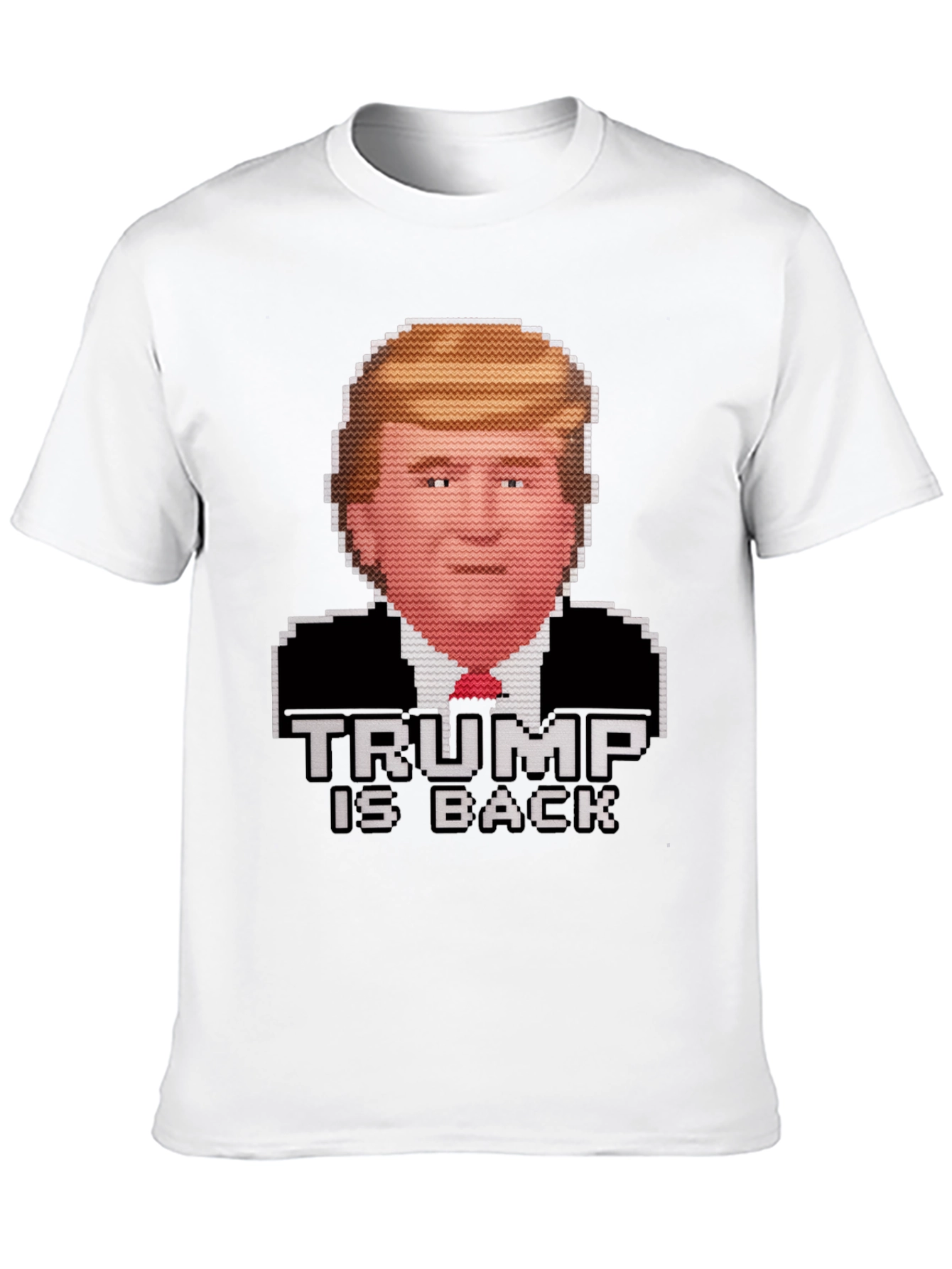 Trump Is Back Pixel Art Graphic Tee