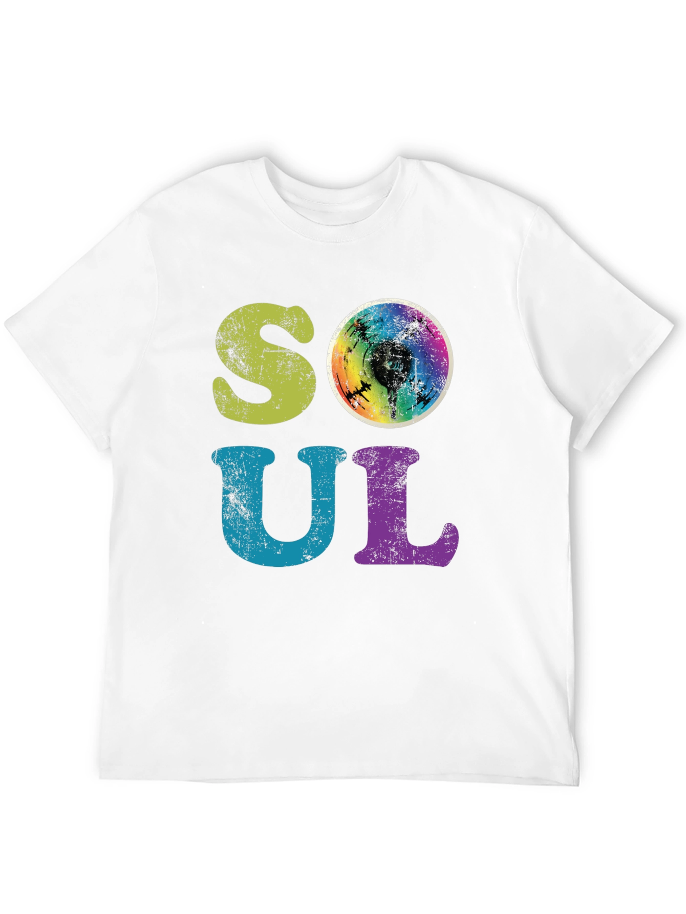 Soul Vinyl Graphic T-Shirt - Retro Style