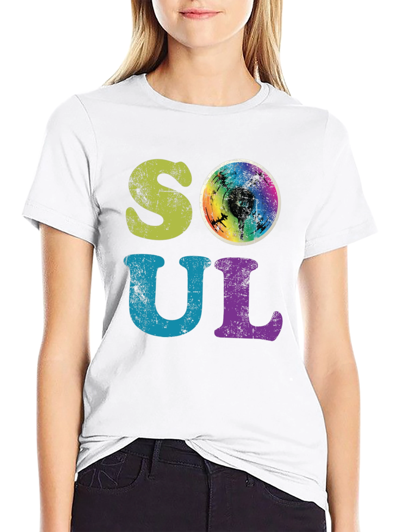 Soul Vinyl Graphic T-Shirt - Retro Style