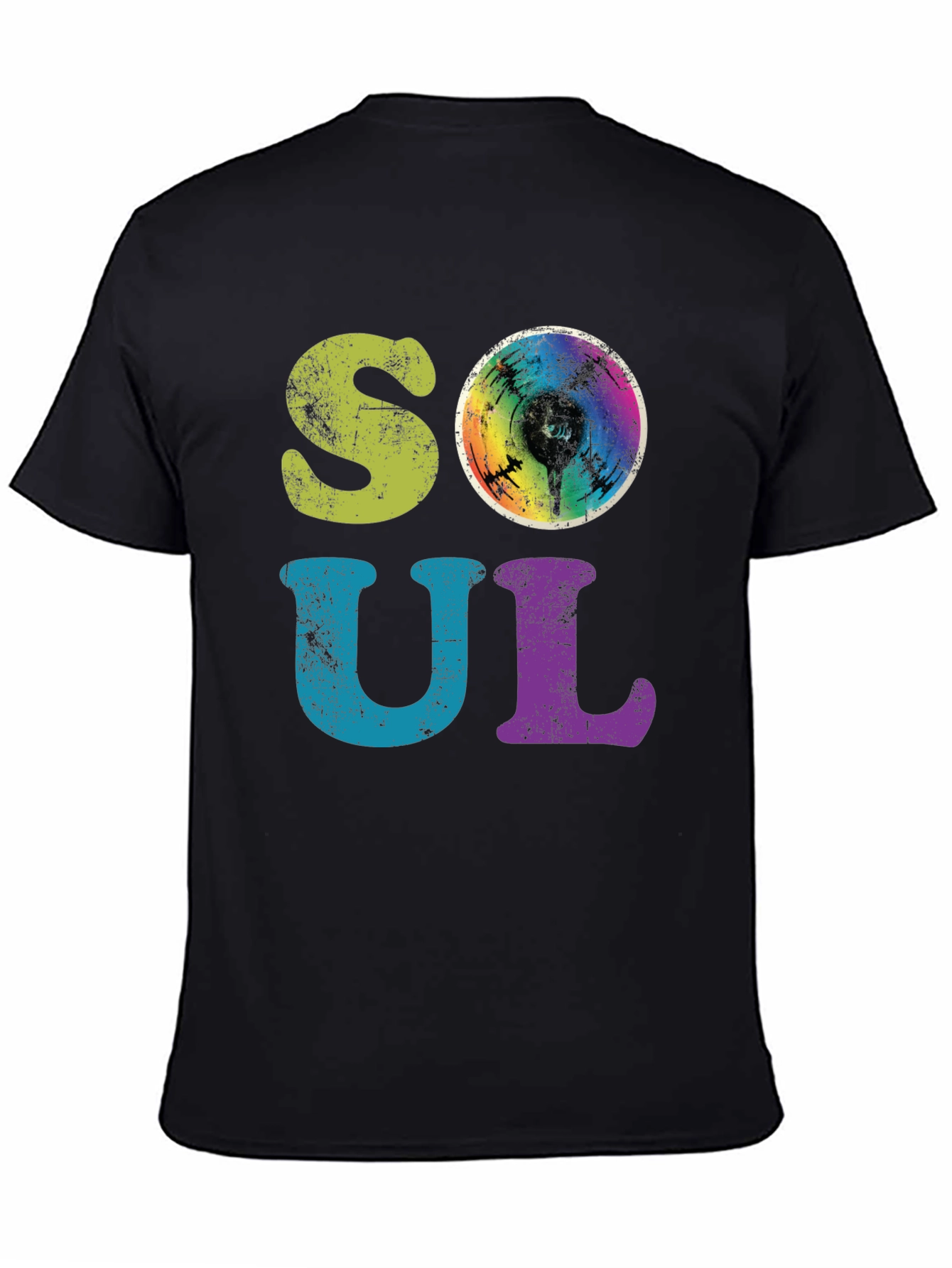 Soul Vinyl Graphic T-Shirt - Retro Style