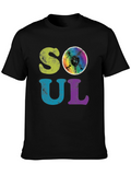 Soul Vinyl Graphic T-Shirt - Retro Style
