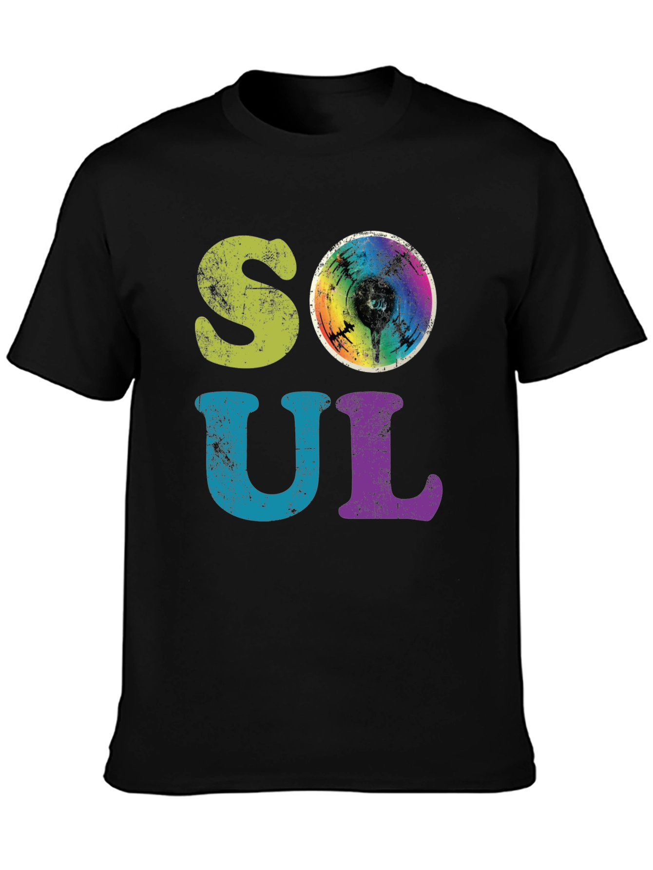 Soul Vinyl Graphic T-Shirt - Retro Style