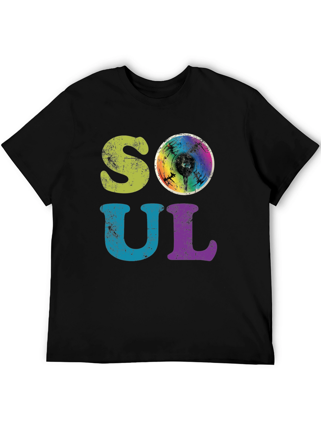 Soul Vinyl Graphic T-Shirt - Retro Style