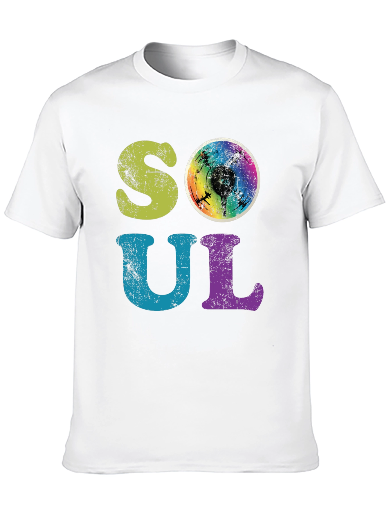 Soul Vinyl Graphic T-Shirt - Retro Style