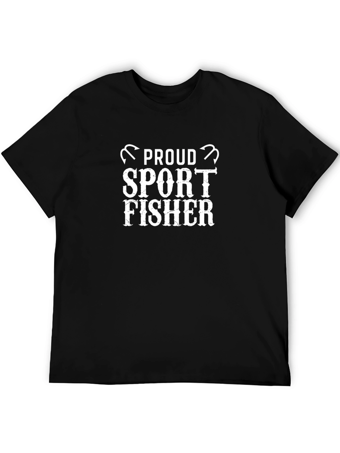 Proud Sport Fisher Black T-Shirt