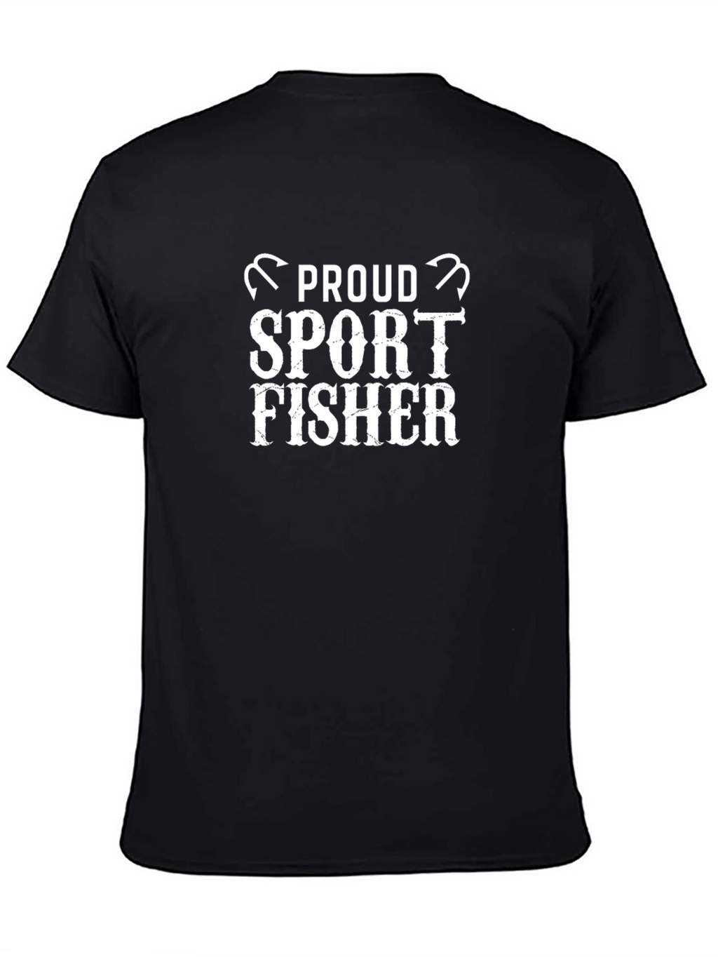 Proud Sport Fisher Black T-Shirt