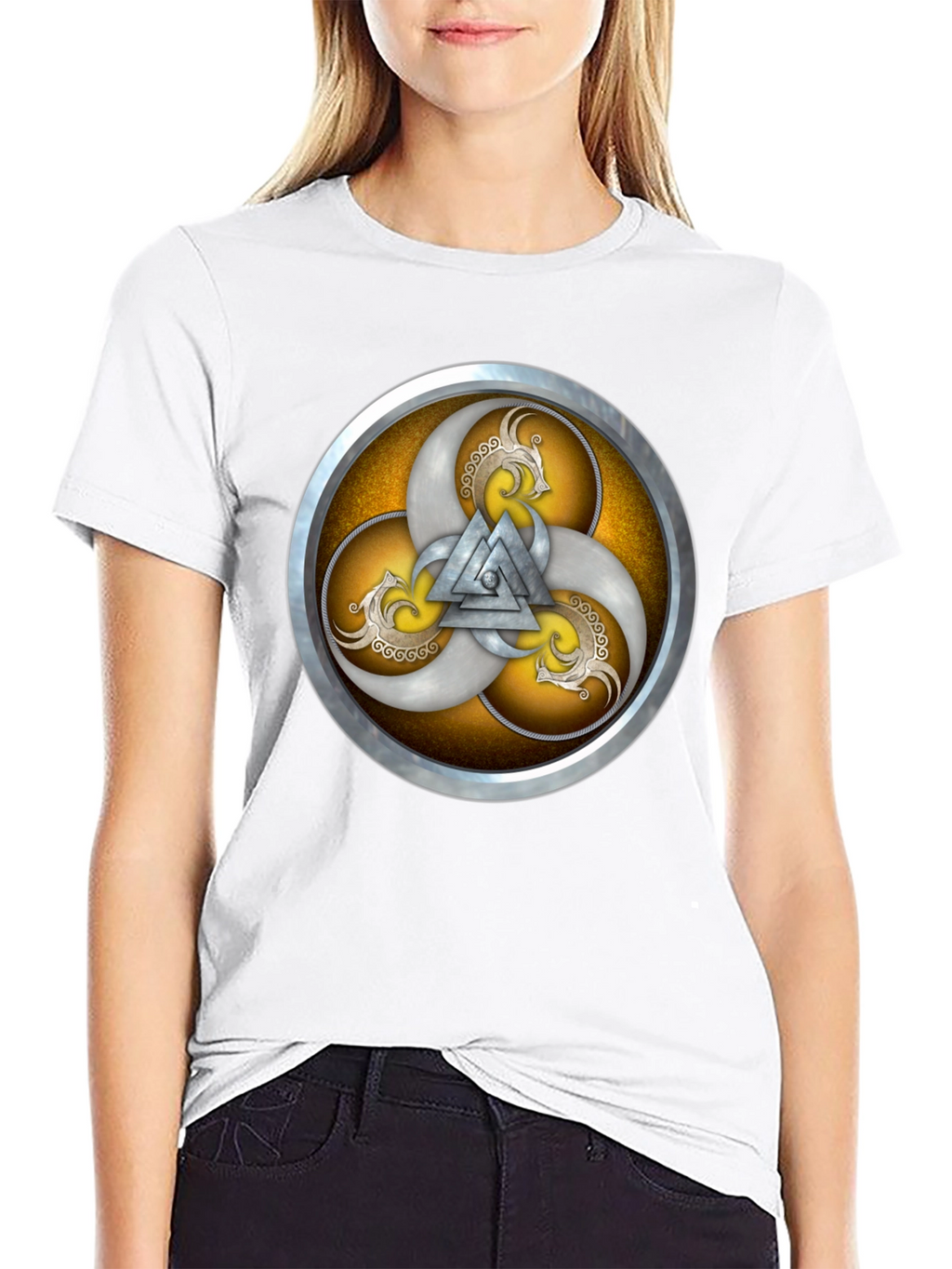 Valknut Symbol Graphic Tee