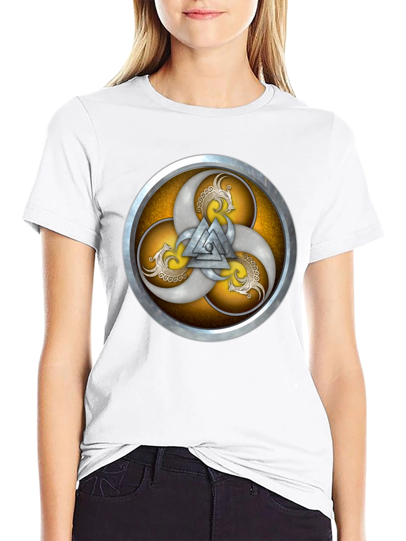 Valknut Symbol Graphic Tee