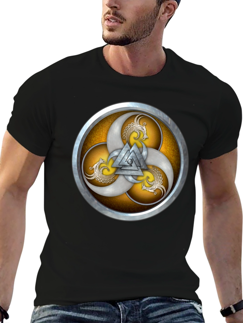 Valknut Symbol Graphic Tee