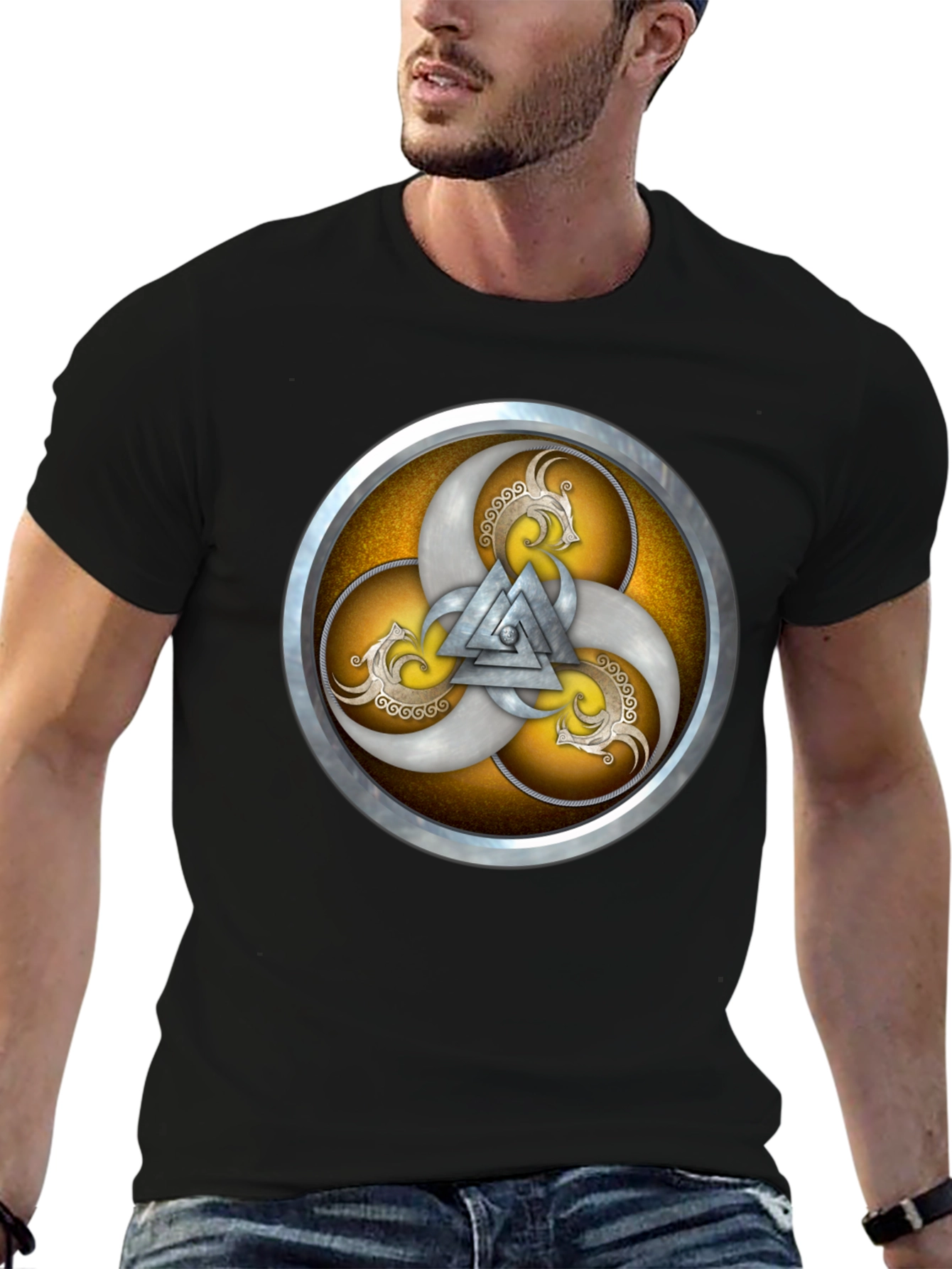 Valknut Symbol Graphic Tee