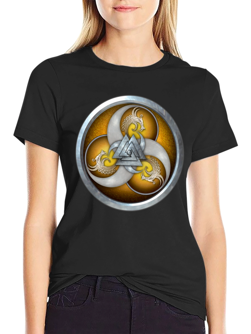 Valknut Symbol Graphic Tee