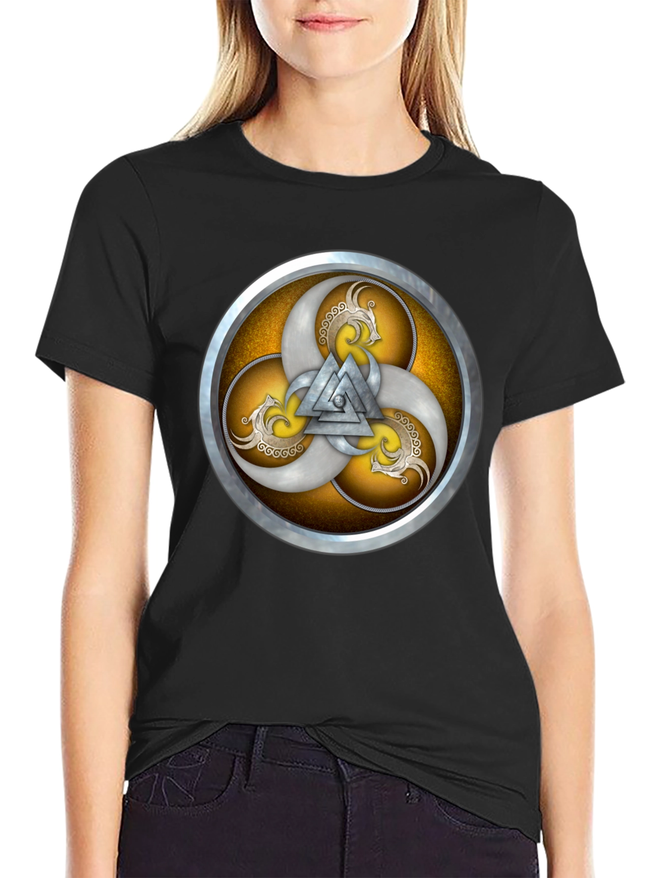 Valknut Symbol Graphic Tee