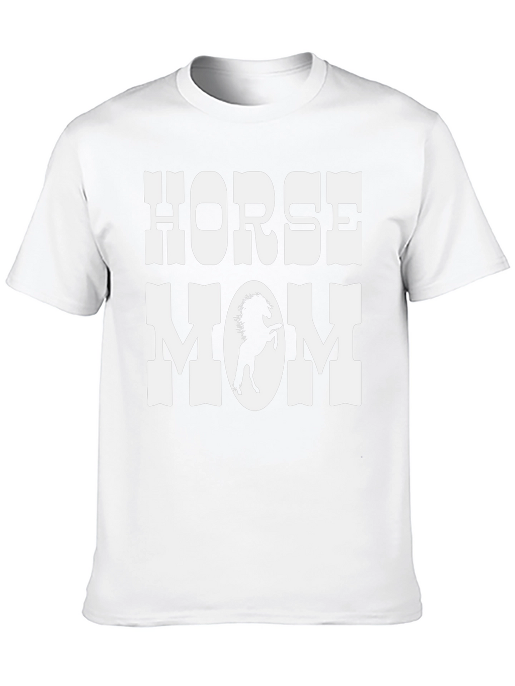 Horse Mom Graphic T-Shirt - Black