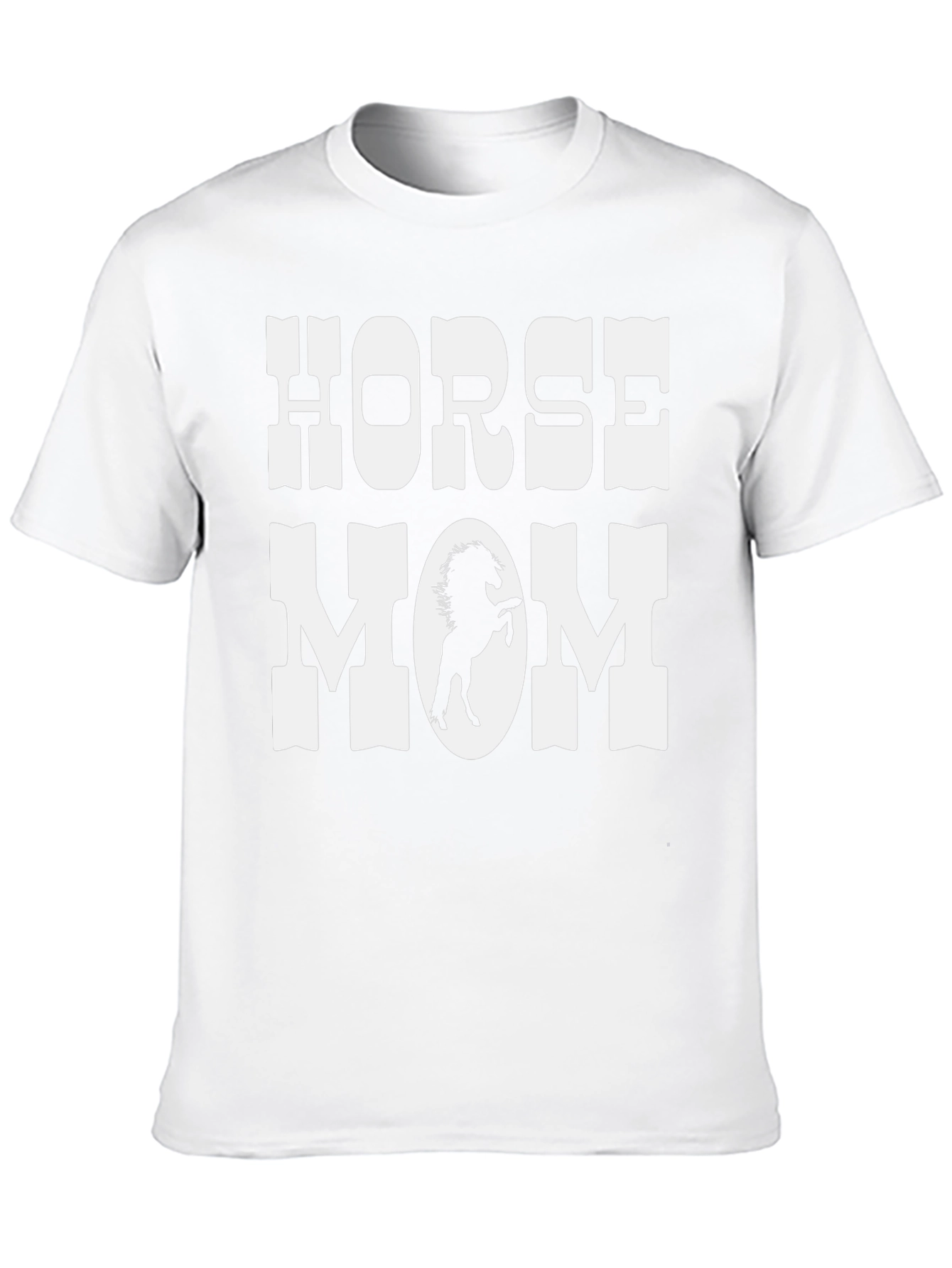 Horse Mom Graphic T-Shirt - Black