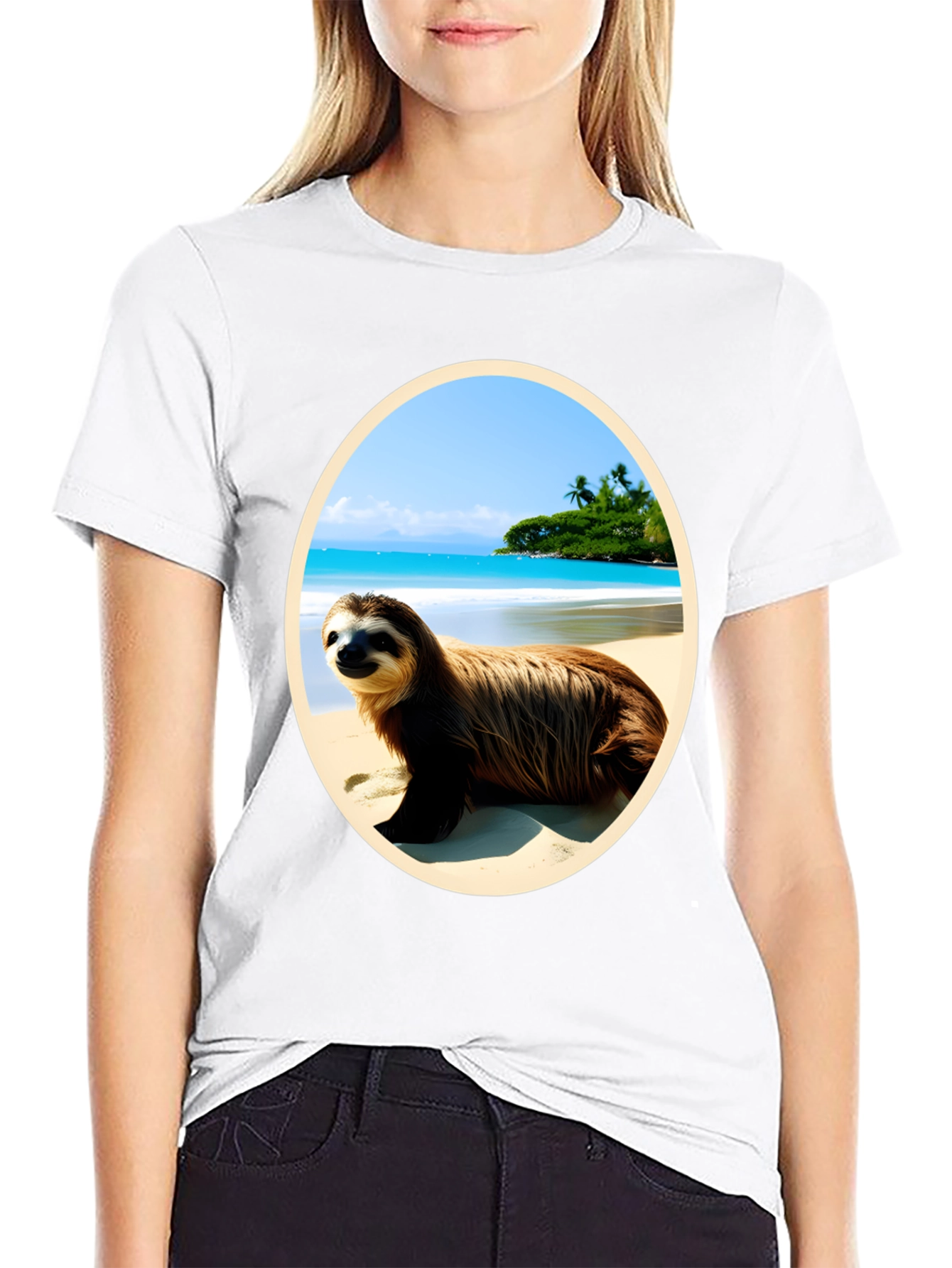 Sloth Beach T-Shirt