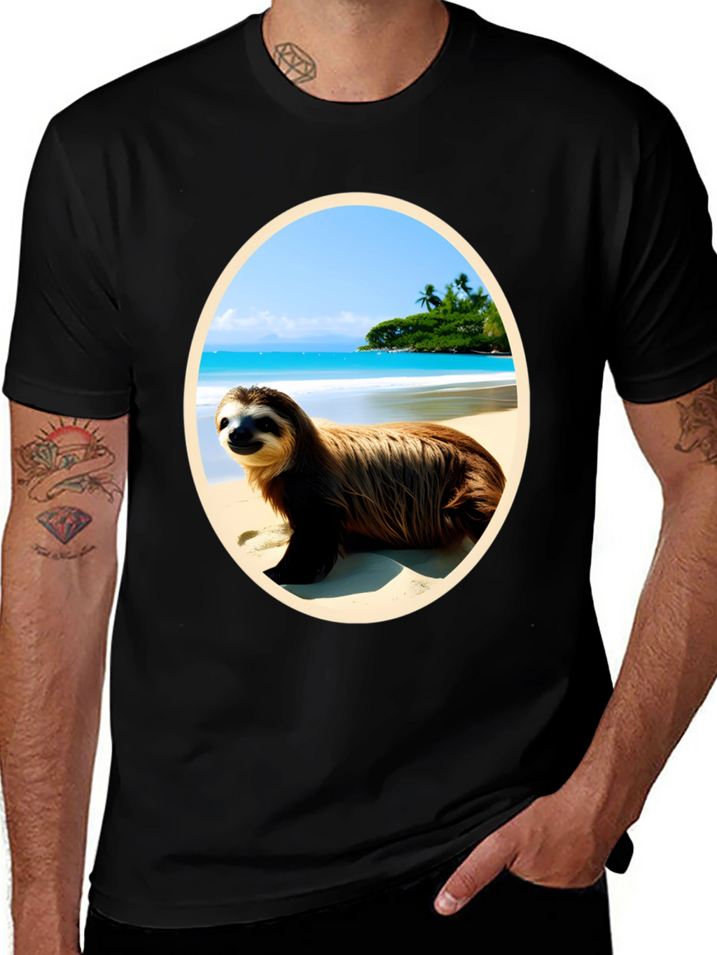 Sloth Beach T-Shirt