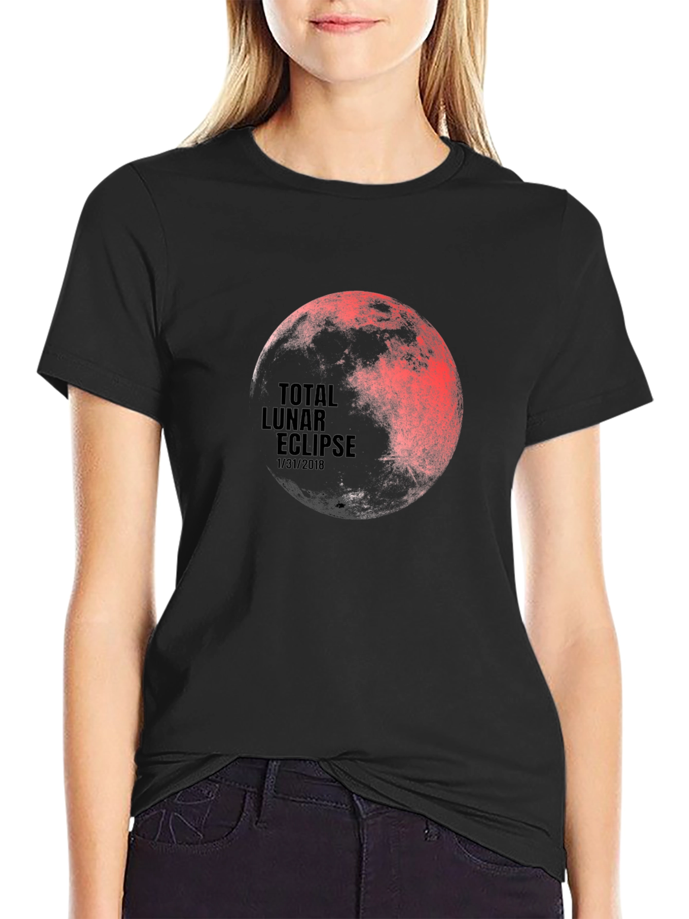Total Lunar Eclipse Graphic T-Shirt