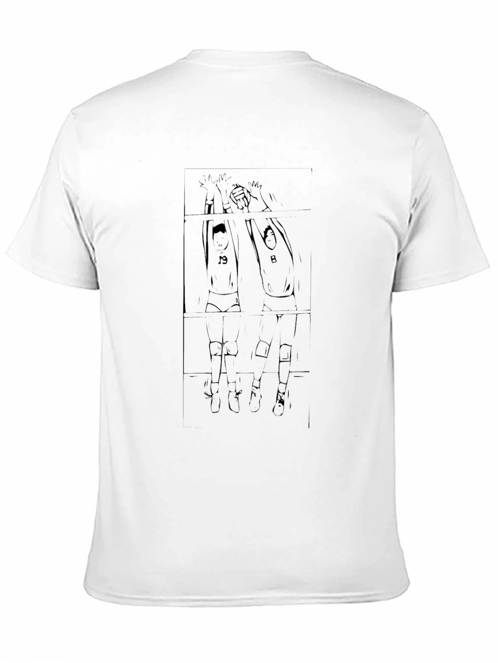 Sketch Style Volleyball T-Shirt