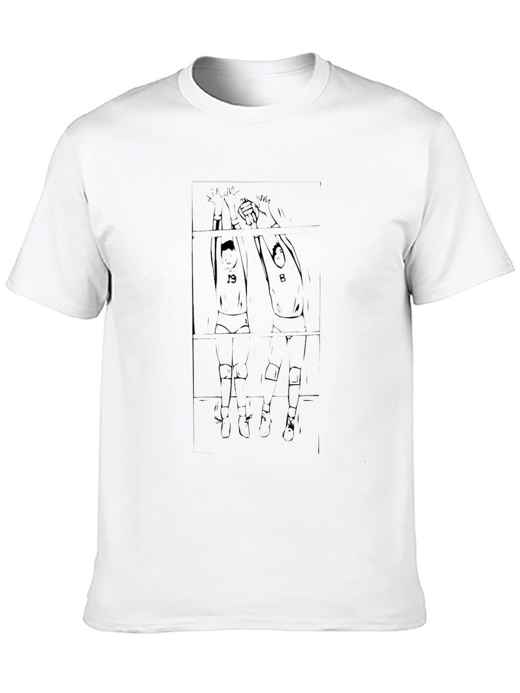 Sketch Style Volleyball T-Shirt