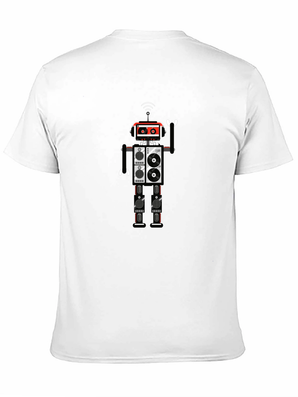 Robot Graphic Black T-Shirt