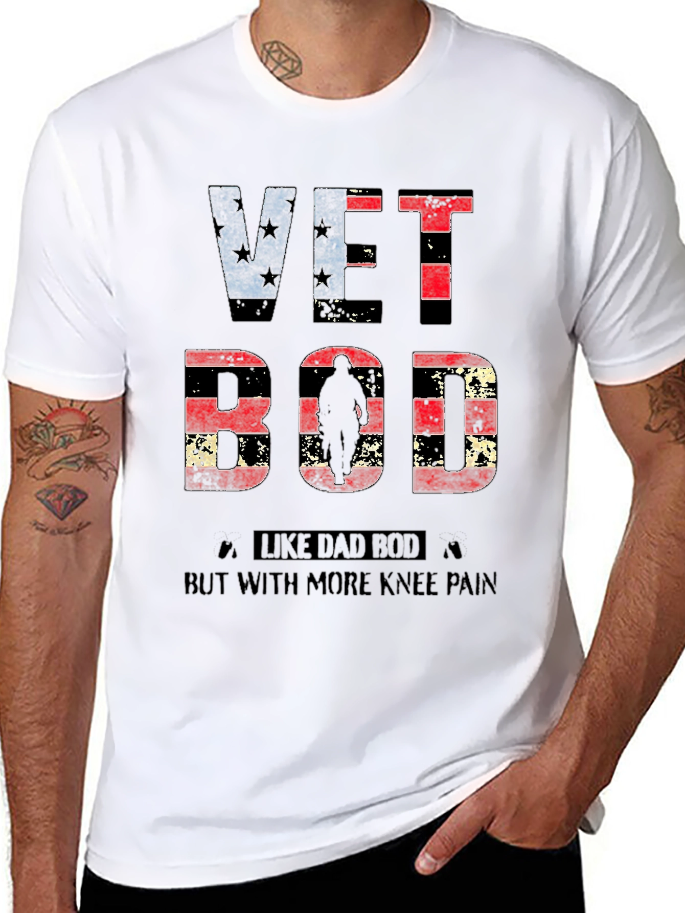 Vet Bod T-Shirt - Patriotic Veteran Apparel