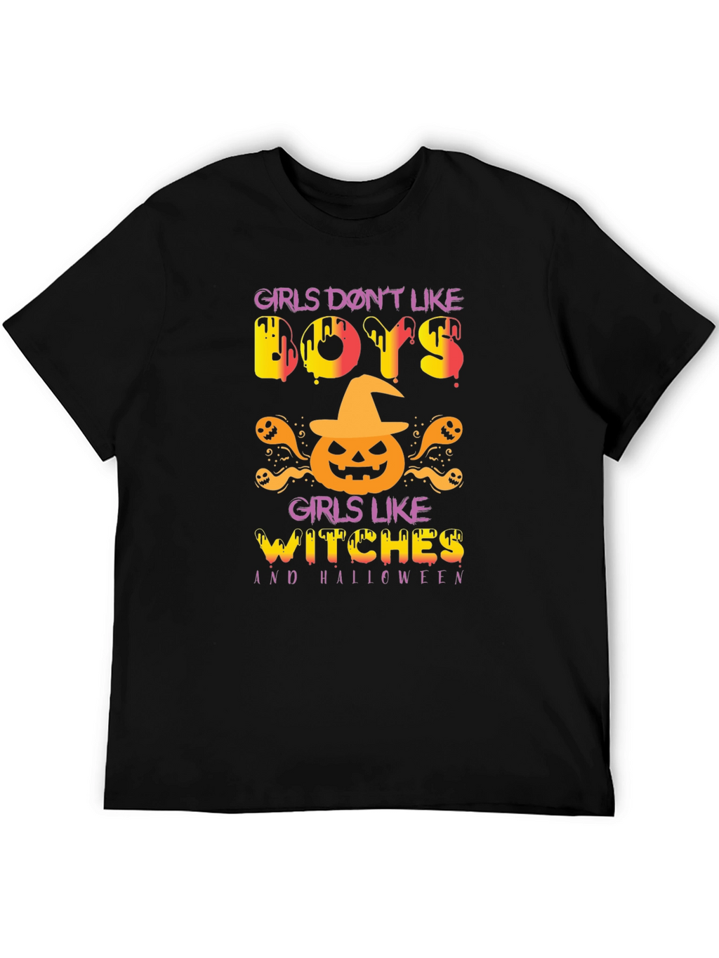Girls Like Witches Halloween Graphic Tee