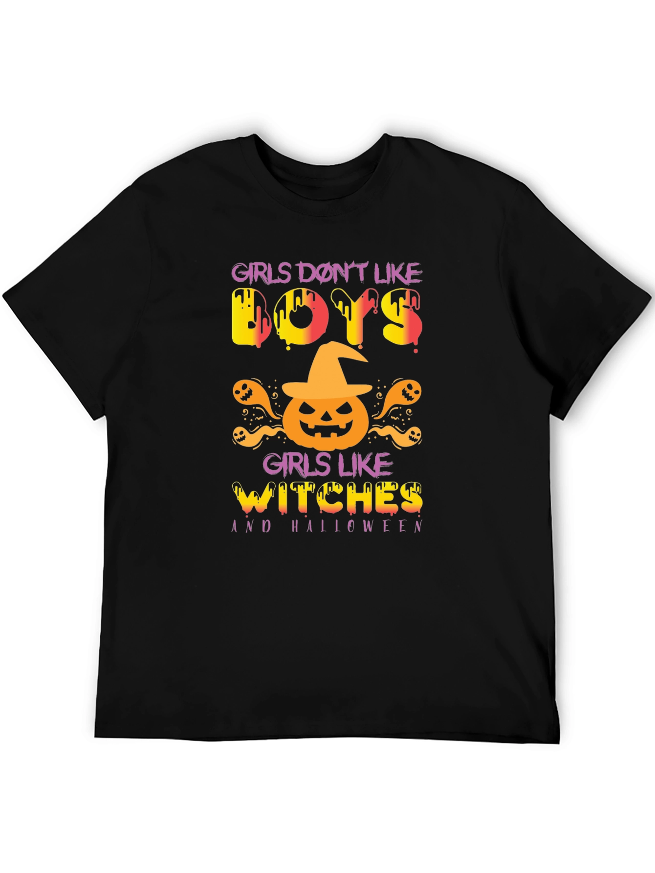 Girls Like Witches Halloween Graphic Tee