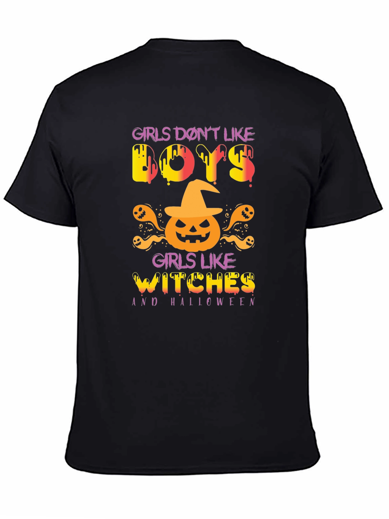 Girls Like Witches Halloween Graphic Tee