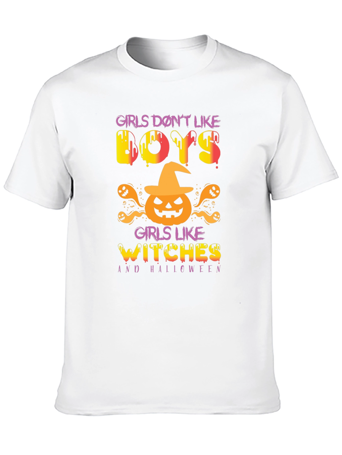 Girls Like Witches Halloween Graphic Tee