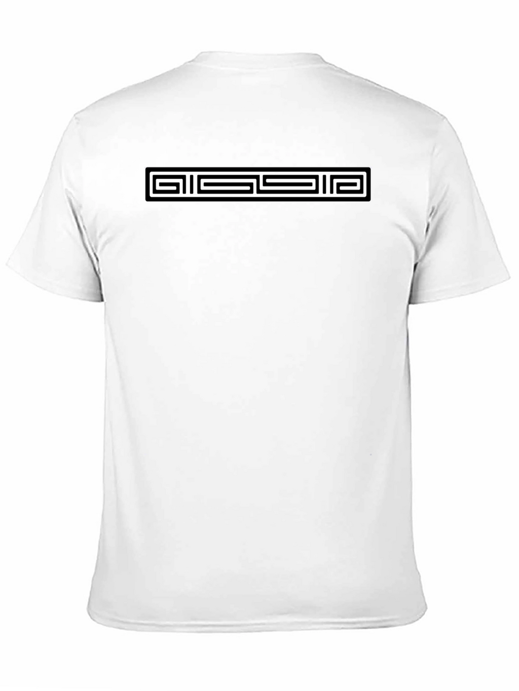 Geometric Design Black T-Shirt