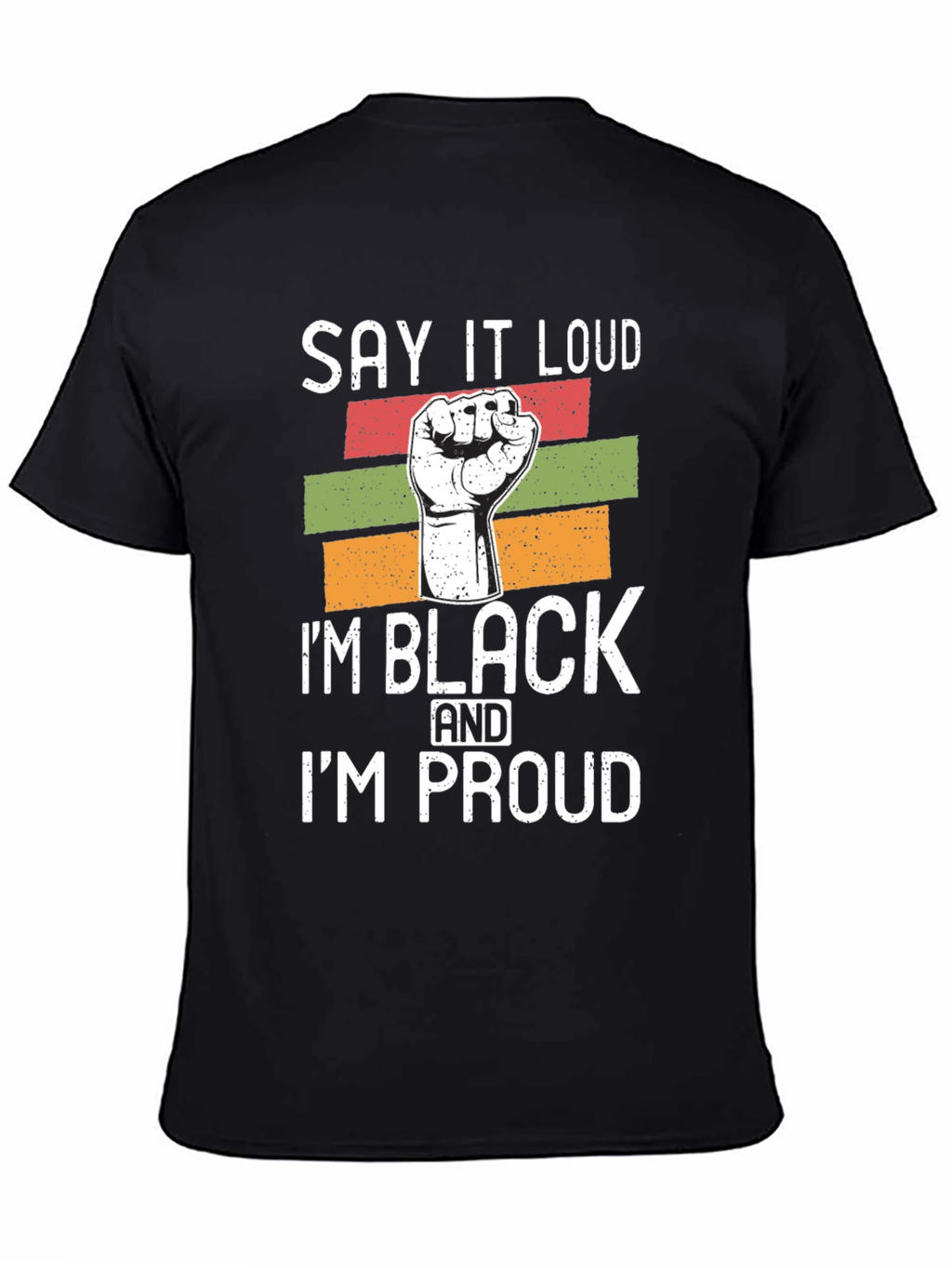 Black Pride Graphic T-Shirt - Say It Loud