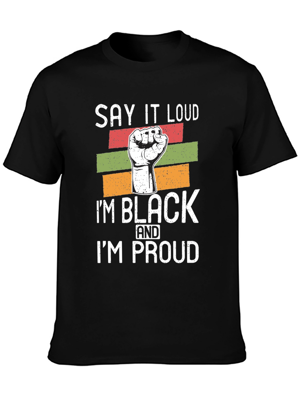 Black Pride Graphic T-Shirt - Say It Loud