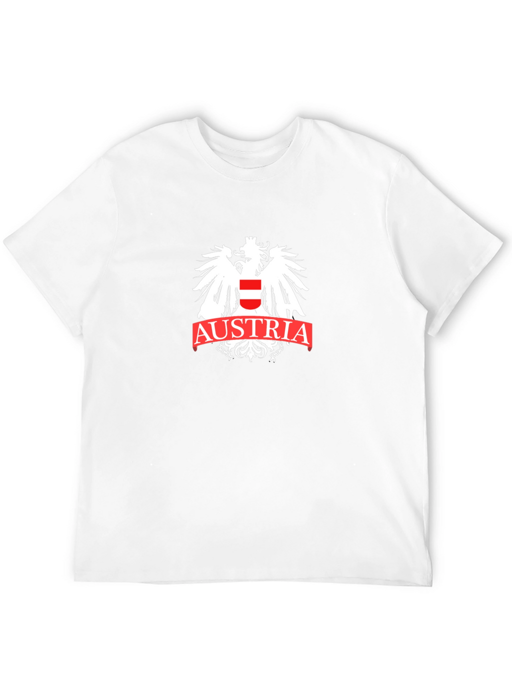 Austria Eagle Crest Graphic Tee - Black