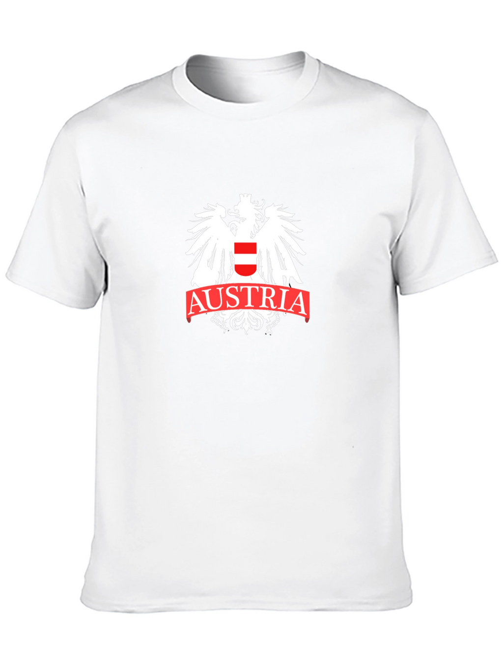 Austria Eagle Crest Graphic Tee - Black