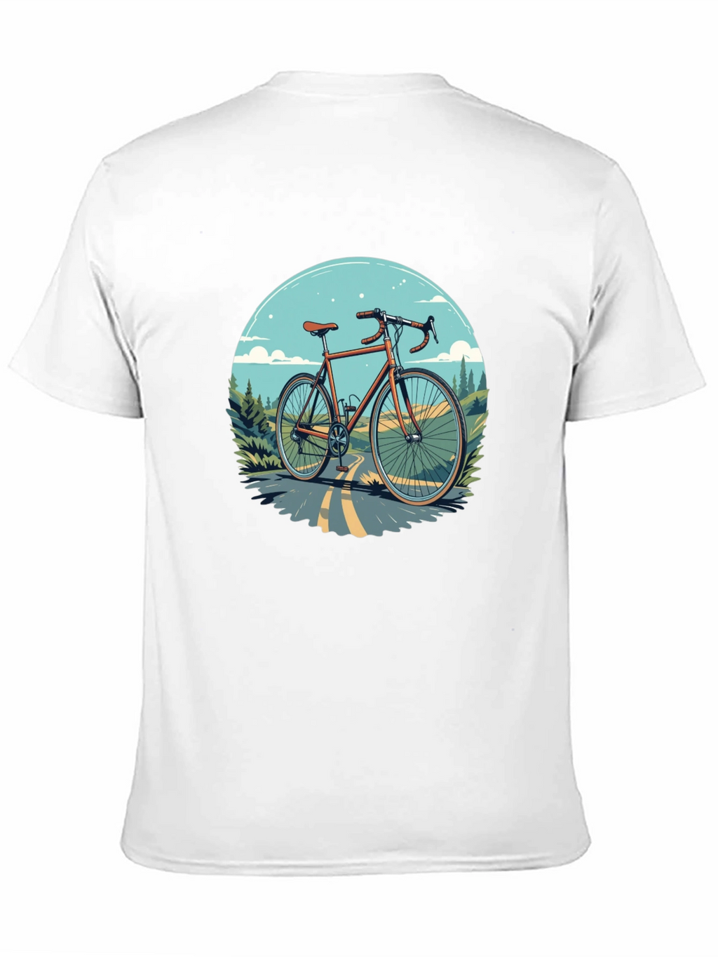 Cycling T-Shirt - Graphic Bike Design