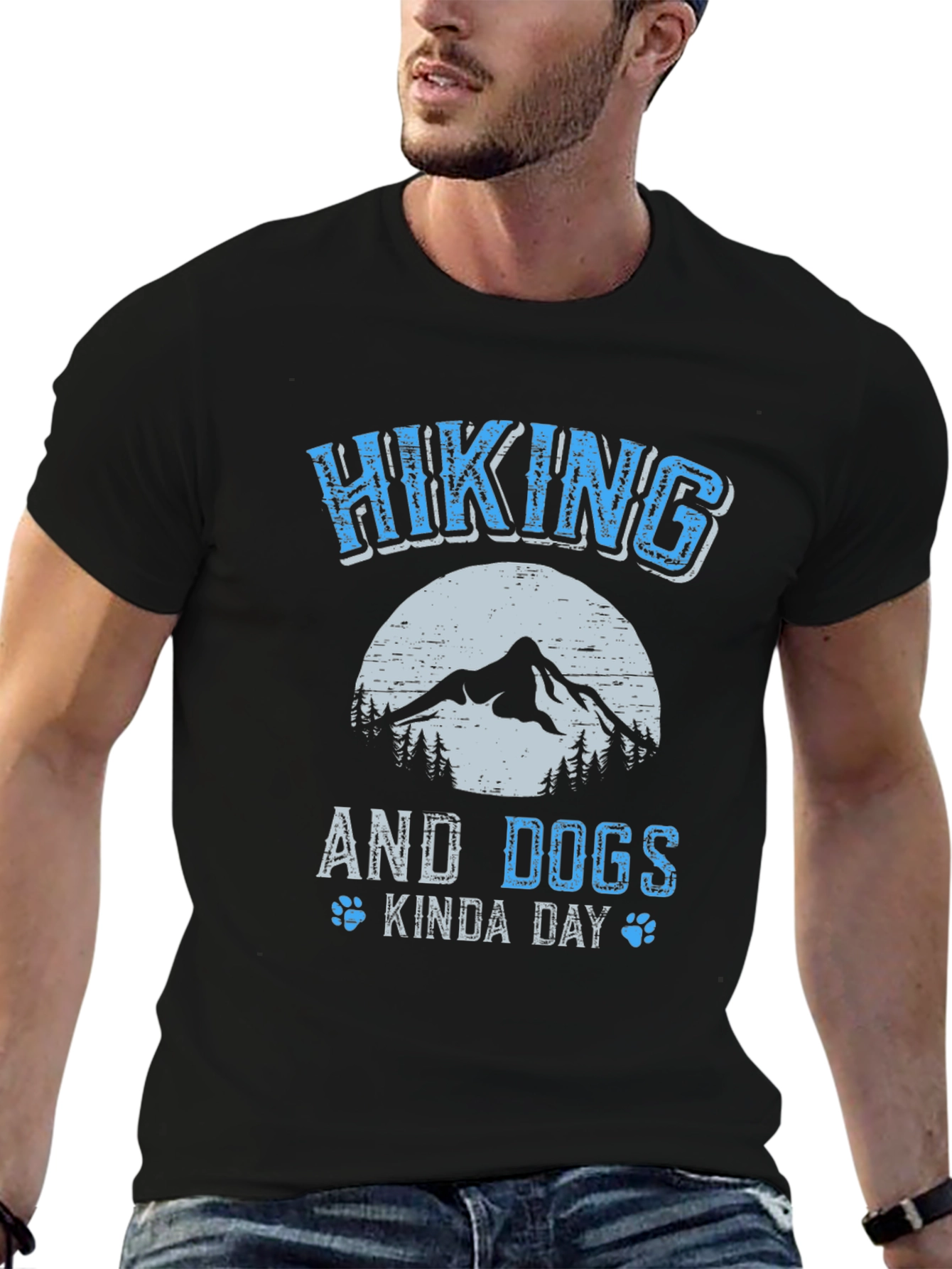 Hiking and Dogs Kinda Day T-Shirt