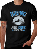 Hiking and Dogs Kinda Day T-Shirt